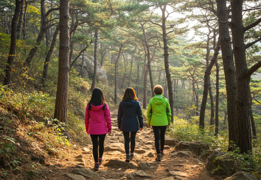 산책은 건강에 좋아요